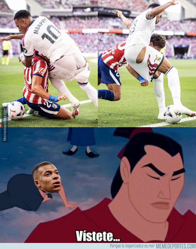1246192 - Mbappé casi pierde los pantalones en el Derbi