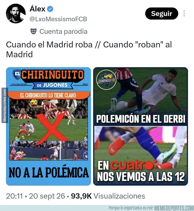 1246200 - Ahora sí les interesa la polémica, por @LxoMessismoFCB