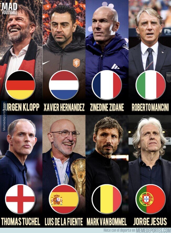 1246336 - Los seleccionadores de las selecciones top europeas