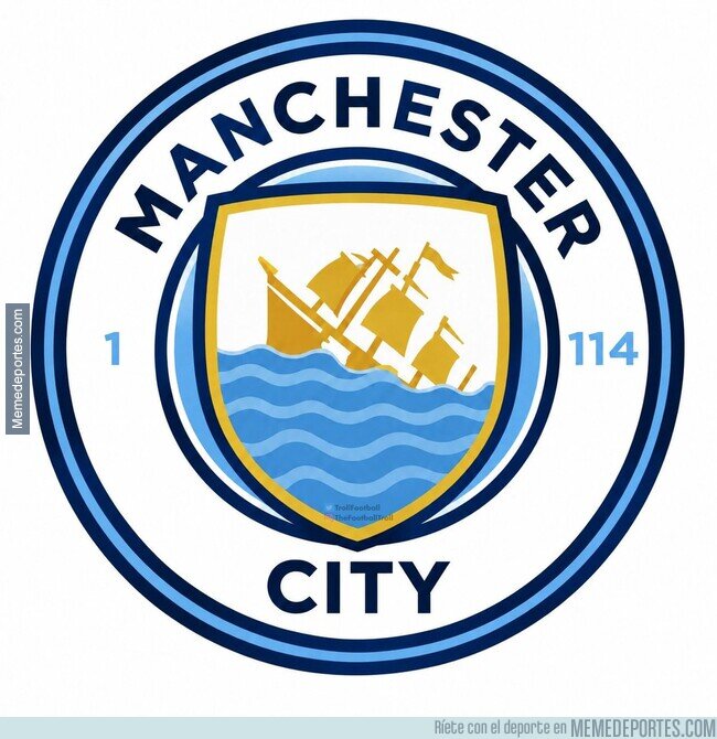 1246422 - El escudo del Manchester City actualizado tras la sanción