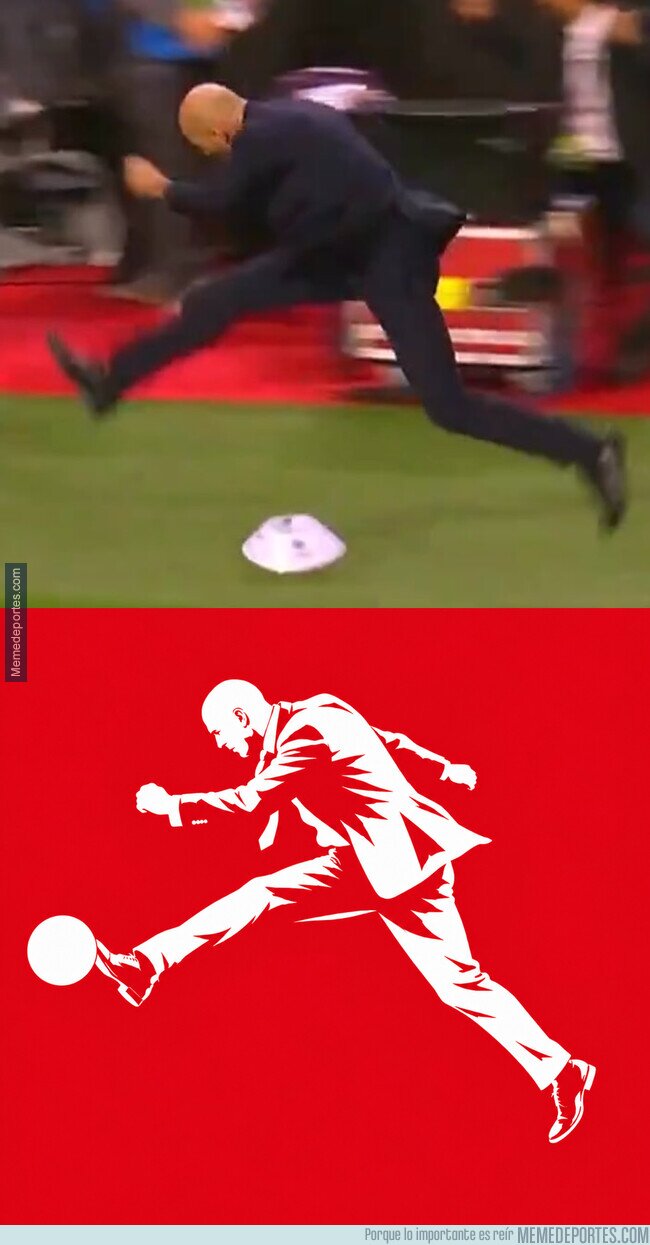 1246545 - Zidane recreó el logo de la Bundesliga
