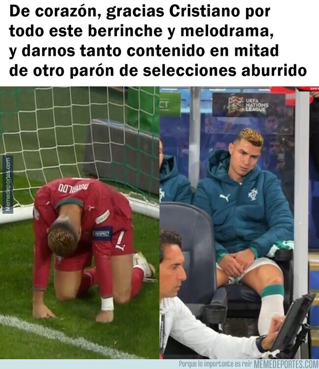 1246715 - Cristiano se ha echado este parón de selecciones al hombro. Mucho honor.
