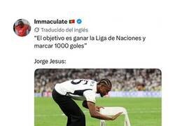 Enlace a Lo que se debió aguantar la risa ese hombre...