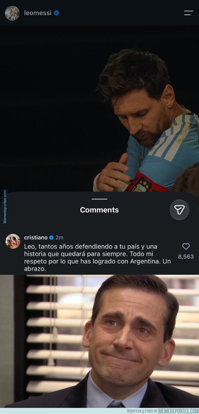 1246938 - El mensaje de Cristiano reconociendo la trayectoria de Messi