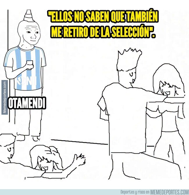 1246959 - Otamendi también dijo adiós