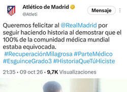 Enlace a El CM del Atleti escribiendo este tuit