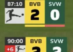 Enlace a Ojo a la pechofriada del Dortmund