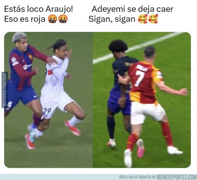 1247158 - Esos penaltis solo se los pintaban a Araujo
