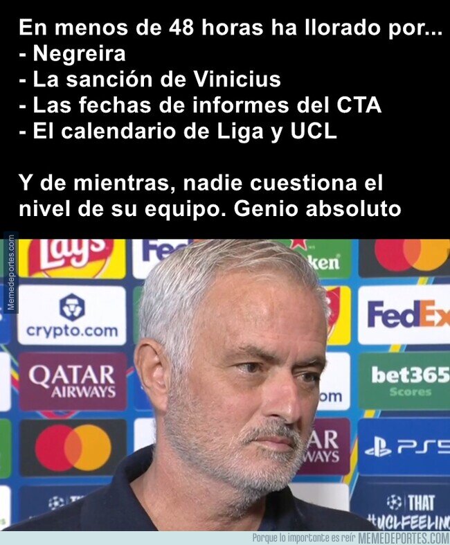 1247219 - Mourinho es el entrenador más admirado por los motivos que menos tienen que ver con fútbol