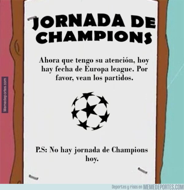 1247220 - ¡Jornada de Champions (naranja)!