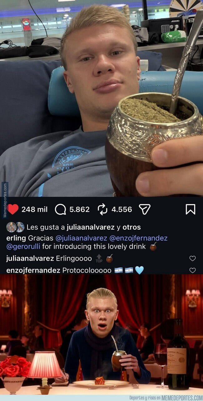 1247383 - El día que Haaland probó el mate.