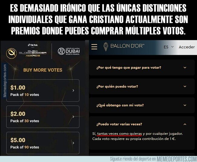 1247387 - Así se ve un verdadero premio comprado, muchachos