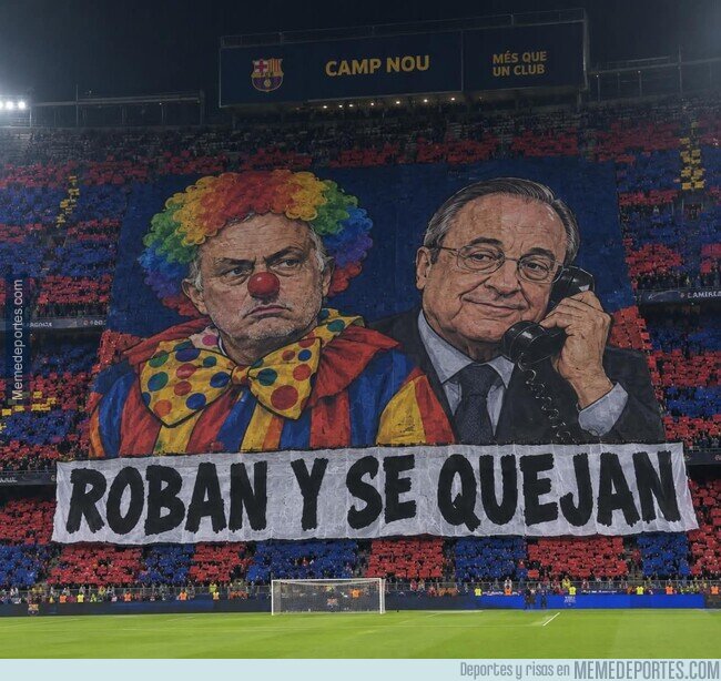 1247514 - El tifo que se está preparando en el Camp Nou