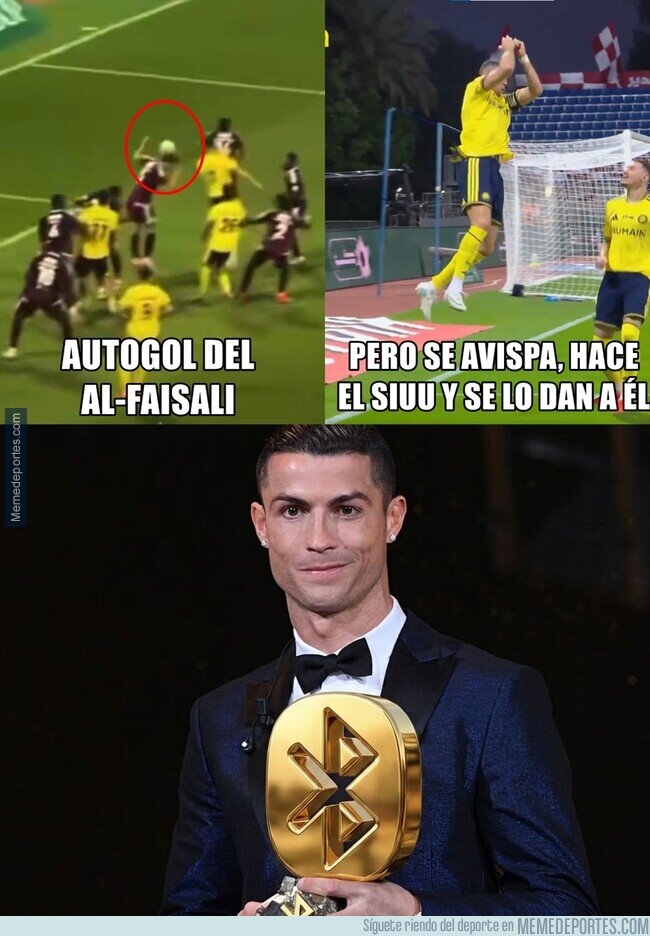 1247523 - Cristiano vuelve a anotar un gol bluetooth en Arabia