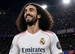 Enlace a Cucurella feliz tras el partido