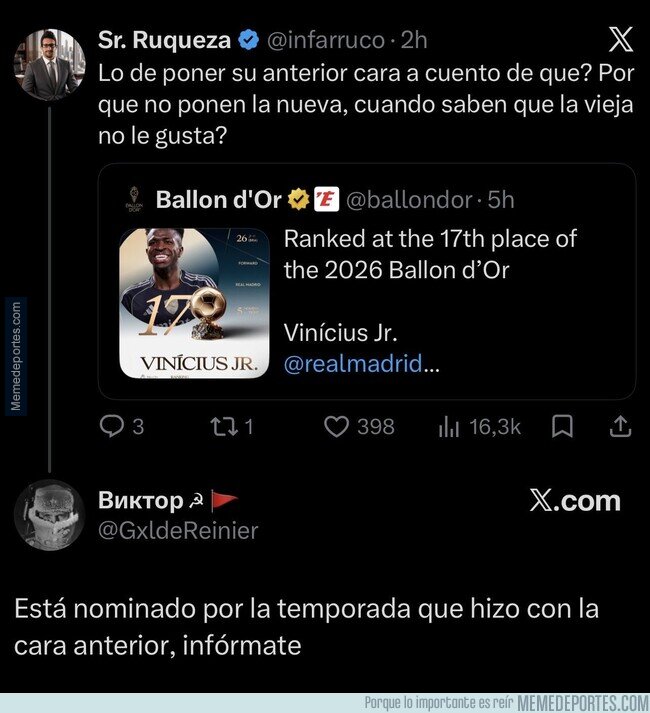 1247762 - Esto fue un logro del Vinicius feo