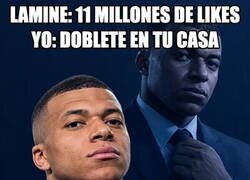 Enlace a Mbappé le ganó la partida a Lamine en el Clásico