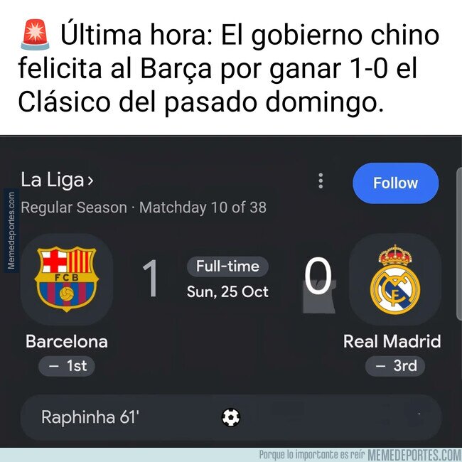 1247838 - Sólo hubo un gol en el Clásico para ellos