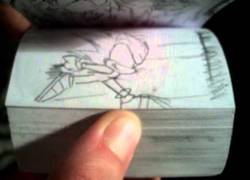 Enlace a Sonic, animación en papel