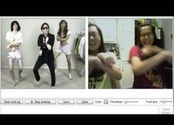 Enlace a Gangnam Style en Chatroulette