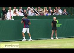 Enlace a Djokovic y Dimitrov imitan a Sharapova ¡Menudo espectáculo!