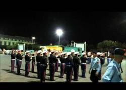 Enlace a La fanfarria militar marroquí tocando el Gangnam Style