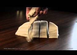 Enlace a Kinetic Sand, como la arena de la playa pero en casa y sin manchar