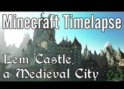 Enlace a Así se contruye toda una ciudad medieval en Minecraft, increíble time-lapse