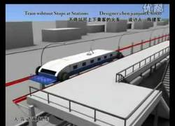 Enlace a Prototipo de tren bala chino que no necesita ni parar en la estación