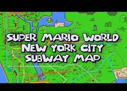 Enlace a Se han currado el mapa del metro de Nueva York al estilo Super Mario World