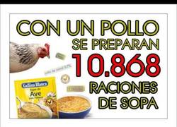 Enlace a ¿Sopas de pollo de sobre? Sí, mucho pollo...