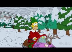 Enlace a Intro del especial navideño de Los Simpson