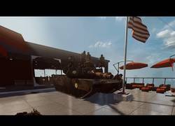 Enlace a ¿Cómo defender una azotea? Pues con un tanque, obvio...