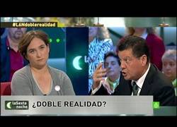 Enlace a Ada Colau (PAH) humilla a Alfonso Rojo y él solo sabe llamarla GORDA