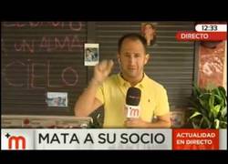 Enlace a Agreden a un equipo de Telemadrid mientras realizaba un directo donde asesinaron a 'El Coletas'
