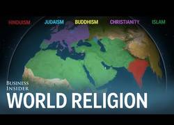 Enlace a Este mapa muestra la evolución de las religiones del mundo
