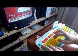 Enlace a Thunderstruck de AC/DC con una consola de 8 bits 