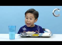 Enlace a Niños americanos prueban almuerzos de otros países del mundo [Inglés]