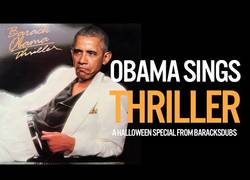 Enlace a Obama se convierte en Michael Jackson para cantar Thriller. ¡Bravo!