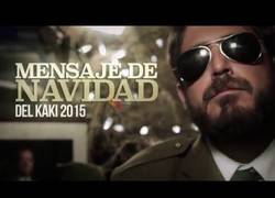 Enlace a El mensaje navideño del Kaki. ¡Vaya arte!