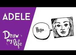 Enlace a Draw my Life de Adele: Su interesante vida en dibujos