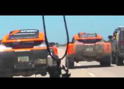 Enlace a Gran imporudencia del equipo de Robby Gordon al momento de sufrir el accidente que le hizo abandonar