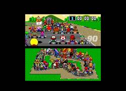 Enlace a ¡Brutal! Así sería una carrera de Mario Kart con 100 personajes diferentes sobre la pista