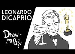 Enlace a Draw my Life de Leonardo DiCaprio. Ahora, por fin, con su Oscar 