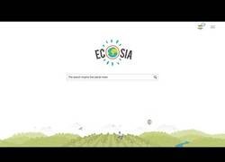 Enlace a Ecosia, usa tus búsquedas para ayudar al planeta