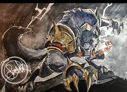 Enlace a Genial dibujo de Warwick: El Cazador Sanguinario