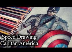 Enlace a Grandísimo dibujo del Capitán América