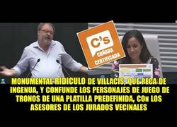 Enlace a Ridículo de Ciudadanos, pleno de Madrid, confunde personajes de JUEGO DE TRONO con asesores.