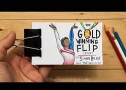 Enlace a Uno de los excelentes ejercicios con el que Simone Biles ganó el oro olímpico