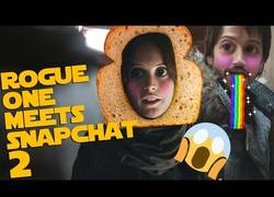 Enlace a El tráiler de Star Wars: Rogue One gana con los filtros de Snapchat